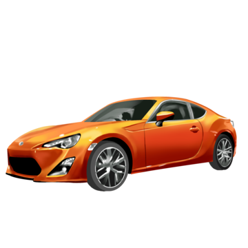 fashion car private car orange red car simulation illustration car clipart png simulation illustration fashion car png, Car Clipart Png, Simulation Illustration orange car clipart hd png